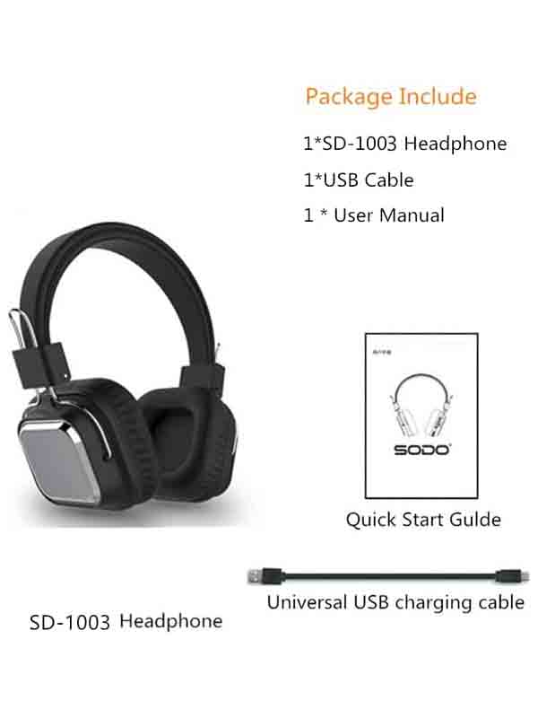 SODO SD1003 Wireless Bluetooth Headphones UAE